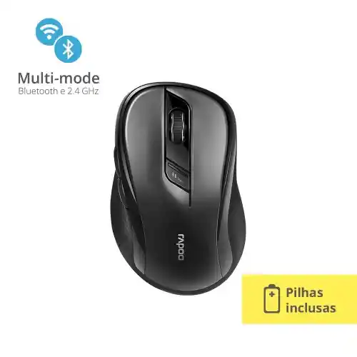 Mouse Inalámbrico M500 Ra013 Negro 1300dpi - Rapoo