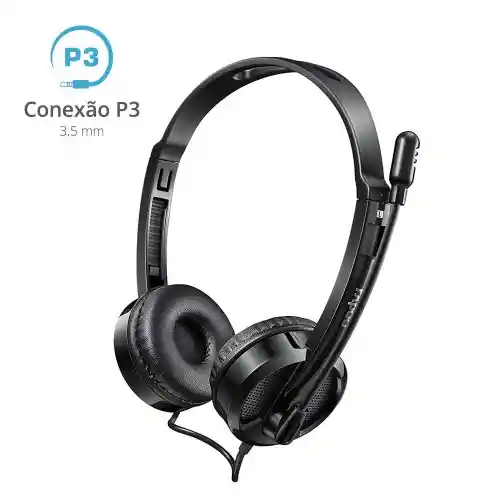 Audífonos Diadema Ha100 Ra019 Con Micrófono Antiruido- Rapoo