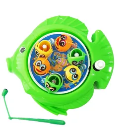 Juego De Pesca Iman Juguete Giratorio Infantil Pez Verde Dayoshop