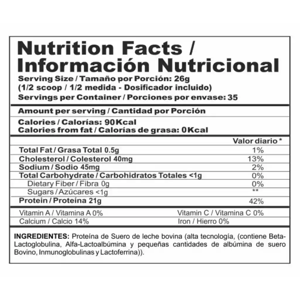Bipro Classic 2 Libras Proteina Limpia - Sabor Chocolate