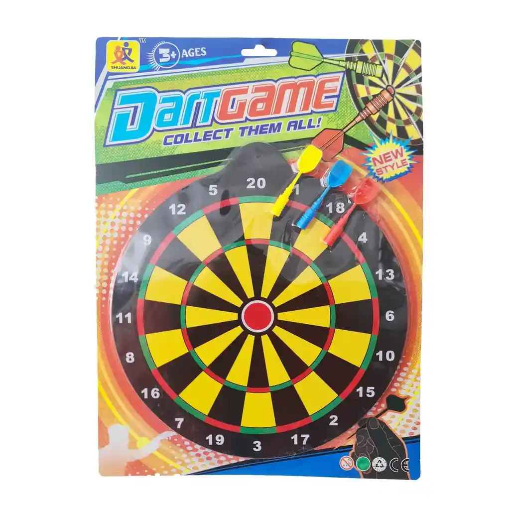 Juego Tiro Al Blanco Dardos Magnéticos Tablero Dayoshop