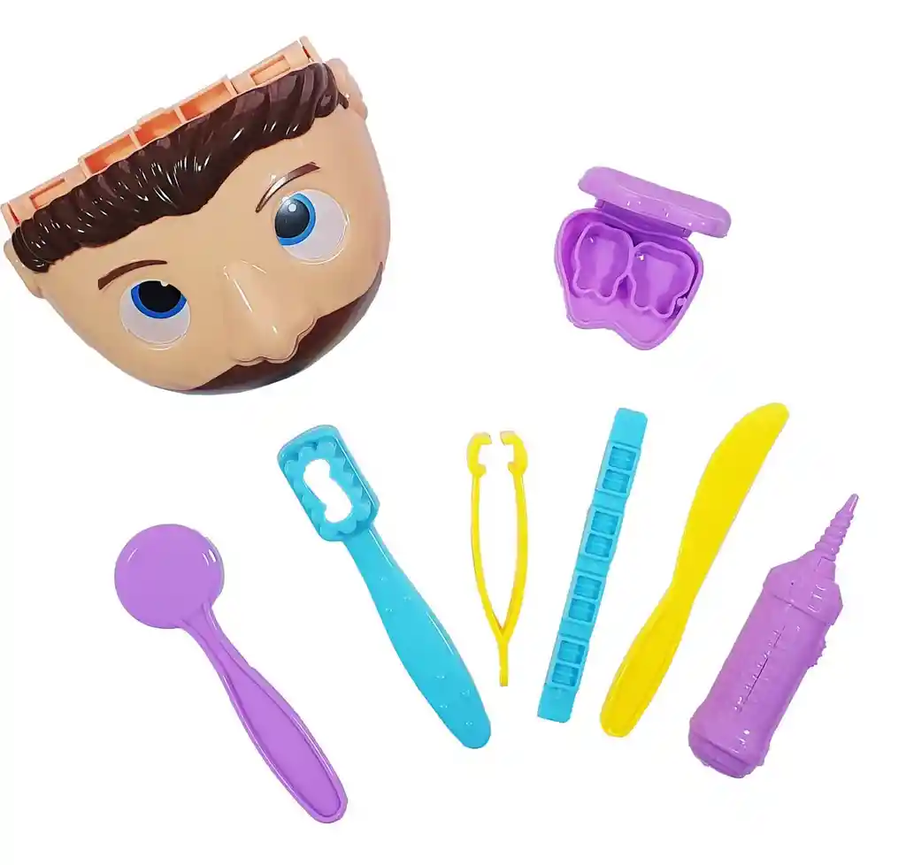 Set / Kit Dentista Doctor Muelitas Plastilina Juguete Dayoshop