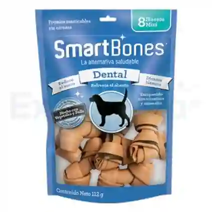  Snack Hueso SmartBones Dental Mini X 8 Und 