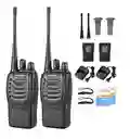 Radio Walkie Talkie Baofeng Bf-888s Uhf X2 Bateria 2800m Ah