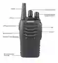 Radio Walkie Talkie Baofeng Bf-888s Uhf X2 Bateria 2800m Ah