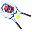 Raquetas X2 Juego Tenis + Pelota Junior Niños Aluminio (color Aleatorio)