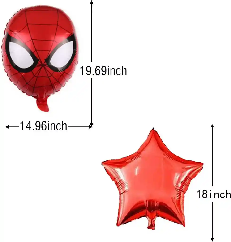 Kit Bouquet Globo Spiderman Hombre Araña Feliz Cumpleaños Dayoshop