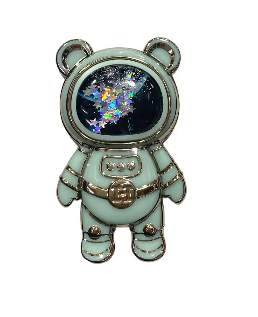 Popsocket Soporte Astronauta Agarre Para Celular Adhesivo Menta