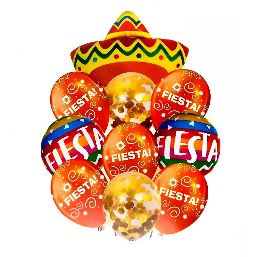 Kit Set Globo Feliz Cumpleaño Happy Birthday Sombrero Fiesta Dayoshop