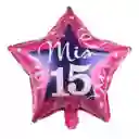 Kit Set Globo 15 Años Fiesta Feliz Cumpleaño Happy Birthday Dayoshop