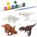 Juguete Dinosaurios Jurassic Pack X 4 Para Pintar Didáctico Dayoshop