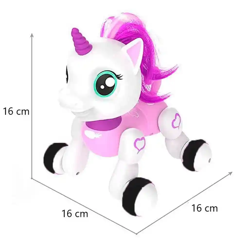 Unicornio Pony Robot Control Remoto Sonidos Y Movimiento Dayoshop