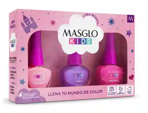 Masglo Kids Esmaltes A Base De Agua Kit Exploradora