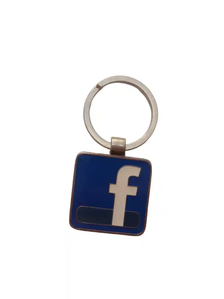 Llavero Metalico Con Diseño Facebook