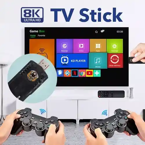 Consola De Juegos Retro Game Stick Android Tv Boxdual System