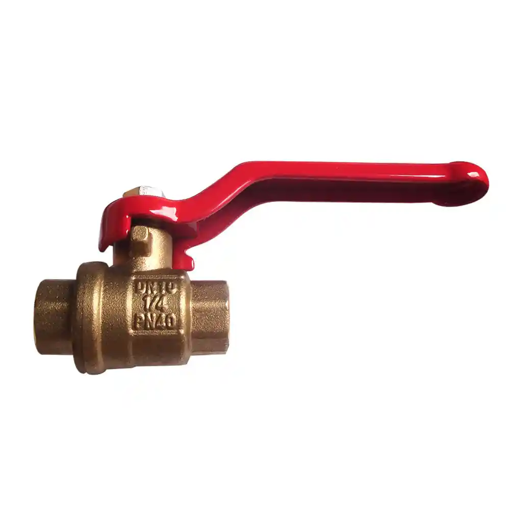 Llave Bola Pn40 Bronce 1/4" (ht1221)