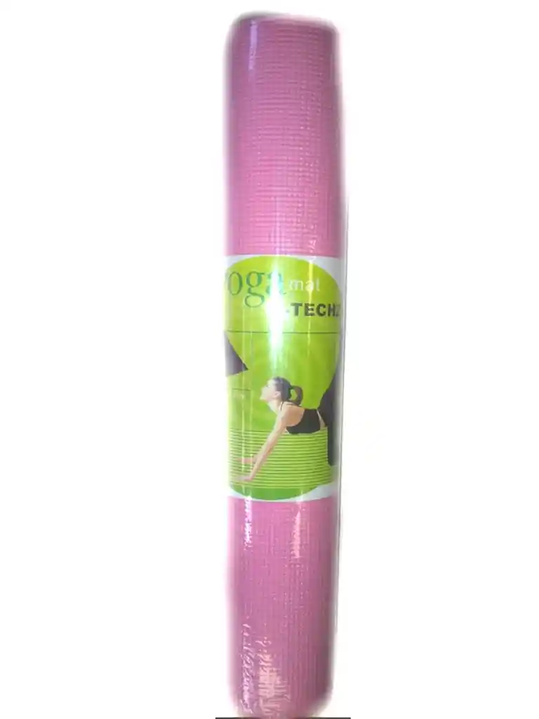 Colchoneta Mats Yoga Pilates Gimnasia + Estuche - Rosado