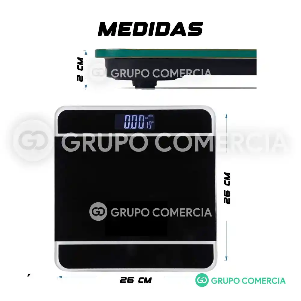Bascula Personal 180 Kilos Digital Leman