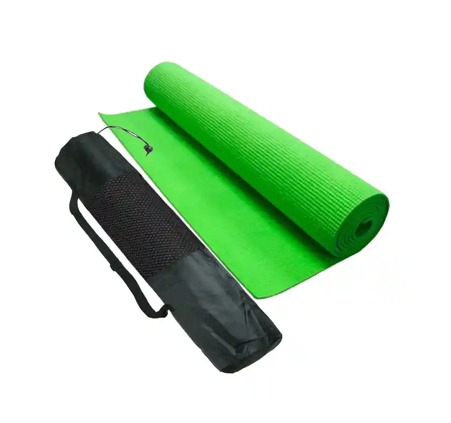 Colchoneta Mat Yoga Pilates Gimnasia Eva + Estuche - Verde