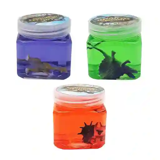 Slime Kit Slime Supplies Kit X3 + 3 Dinosaurios Dayoshop