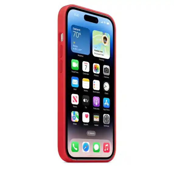   iPhone  14 Pro Silicone Case Rojo 