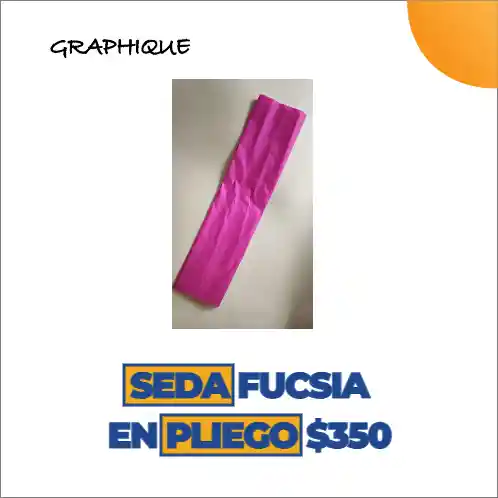Seda Fucsia En Pliego