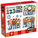 Juego Montessori Bingo Táctil Los Números Didáctico Niños