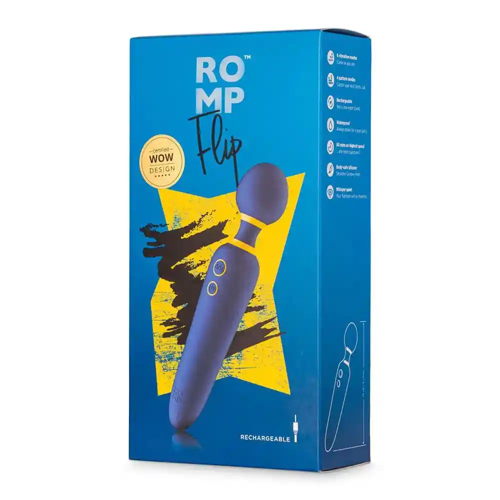 Vibrador Romp Flip Azul