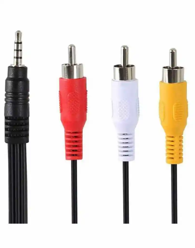 Cable Auxiliar De Audio 3 A 1 De 1.5 Metros