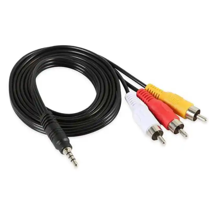 Cable Auxiliar De Audio 3 A 1 De 1.5 Metros