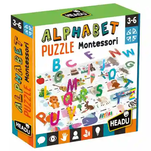 Rompecabezas Montessori Del Alfabeto 3d Para Niños Niñas