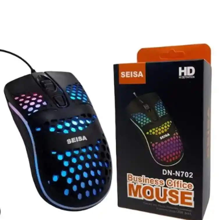 Mouse Rgb Para Oficina De Negocios Seisa Dn-n702