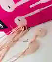 Auriculares Alambricos Para Celular *rosa*