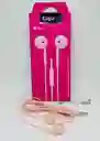 Auriculares Alambricos Para Celular *rosa*