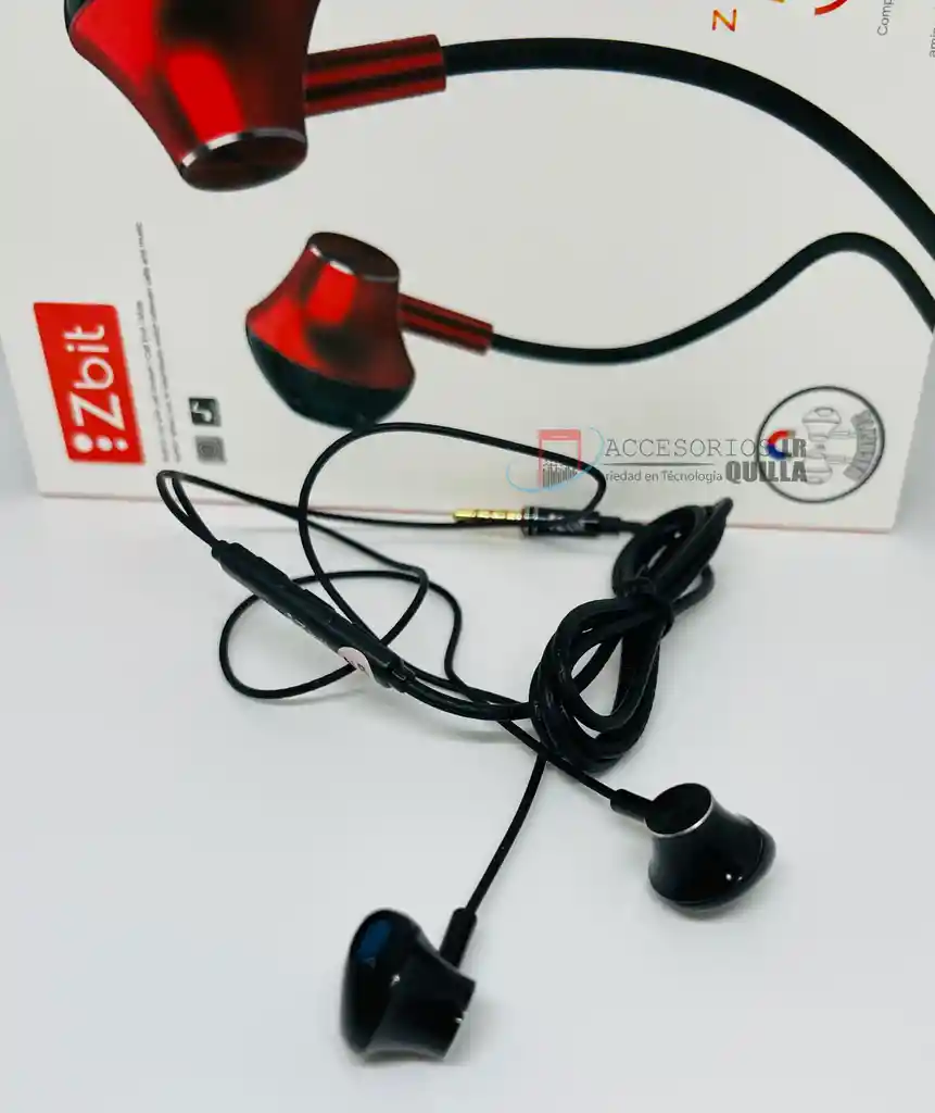 Auriculares Para Celular | Zbit Metal *negro*