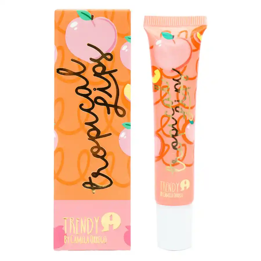  TRENDY Brillo Tropical Lips Durazno 