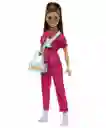 Barbie La Pelicula Muñeca Con Traje Rosa Y Accesorios Mattel