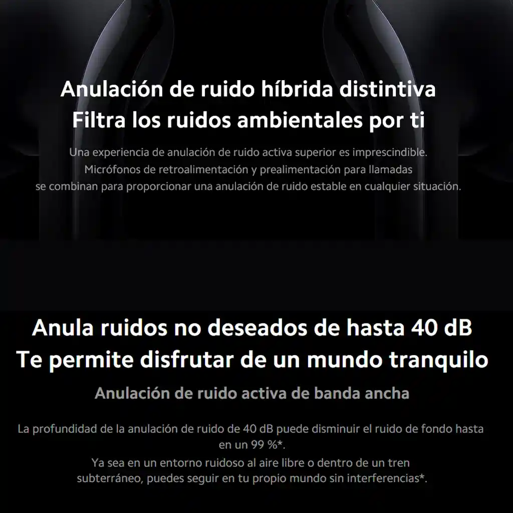 Xiaomi Buds 3 Auriculares In-ear Inalámbricos Anc Ip55, Blanco