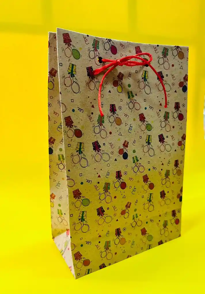 Bolsa De Papel Regalo Kraft Pequeña