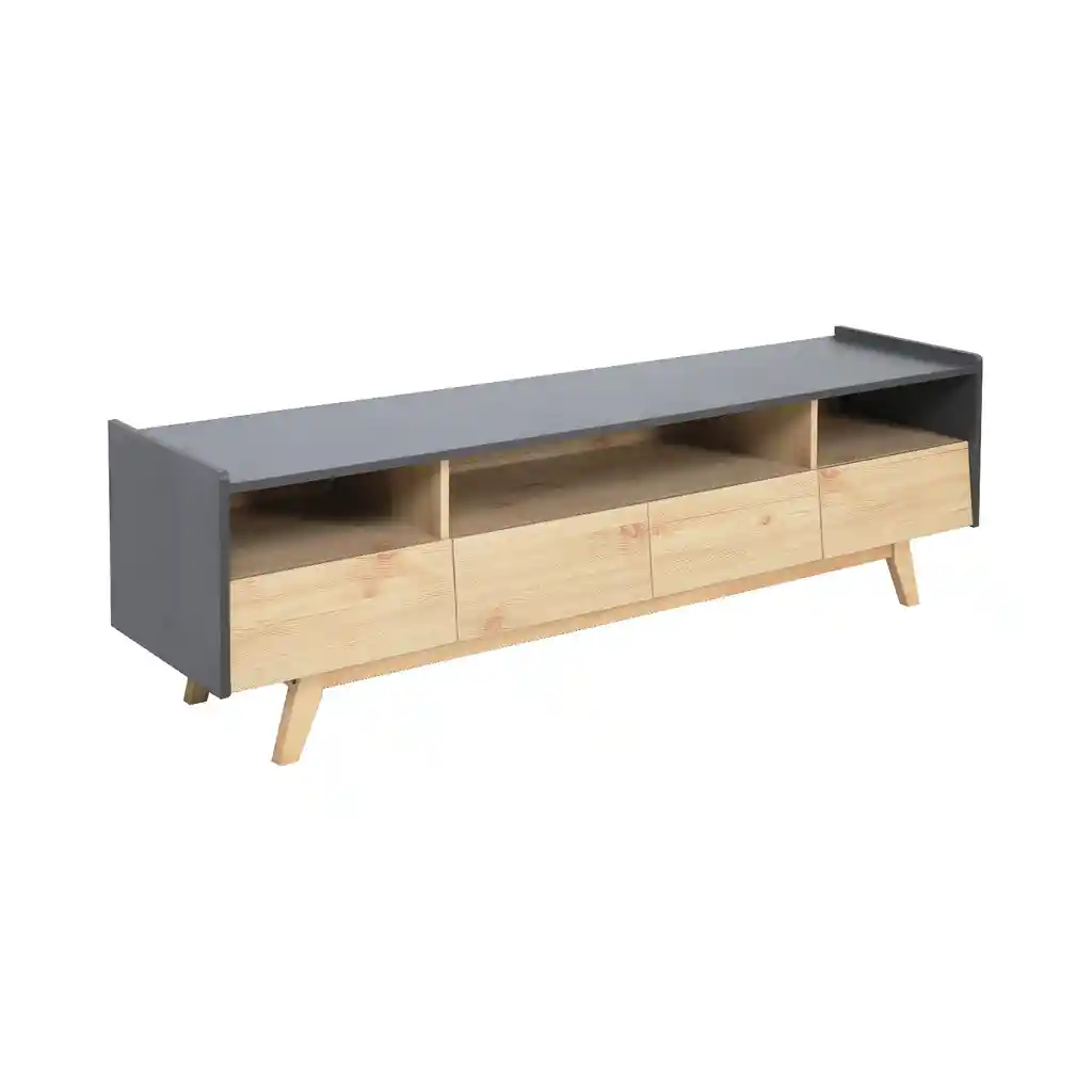 Organizador O Mueble De Tv Tausa Gris