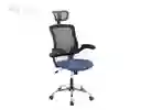 Silla De Oficina Neira Con Cabecero Base Cromo