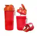 Shaker Profesional Vulk® Mezclador 500ml Proteina - Rojo