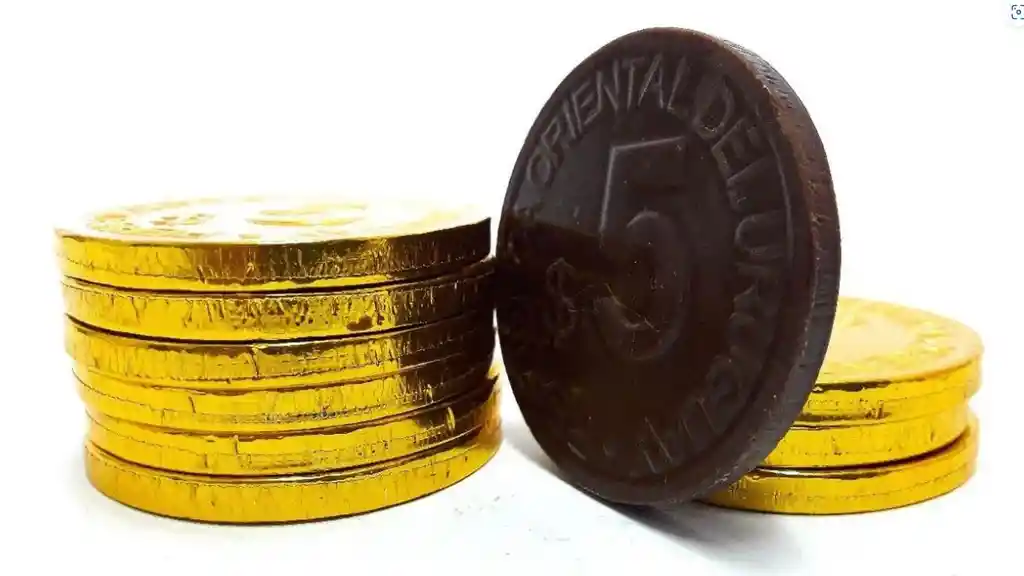Moneda De Chocolate Pequeña