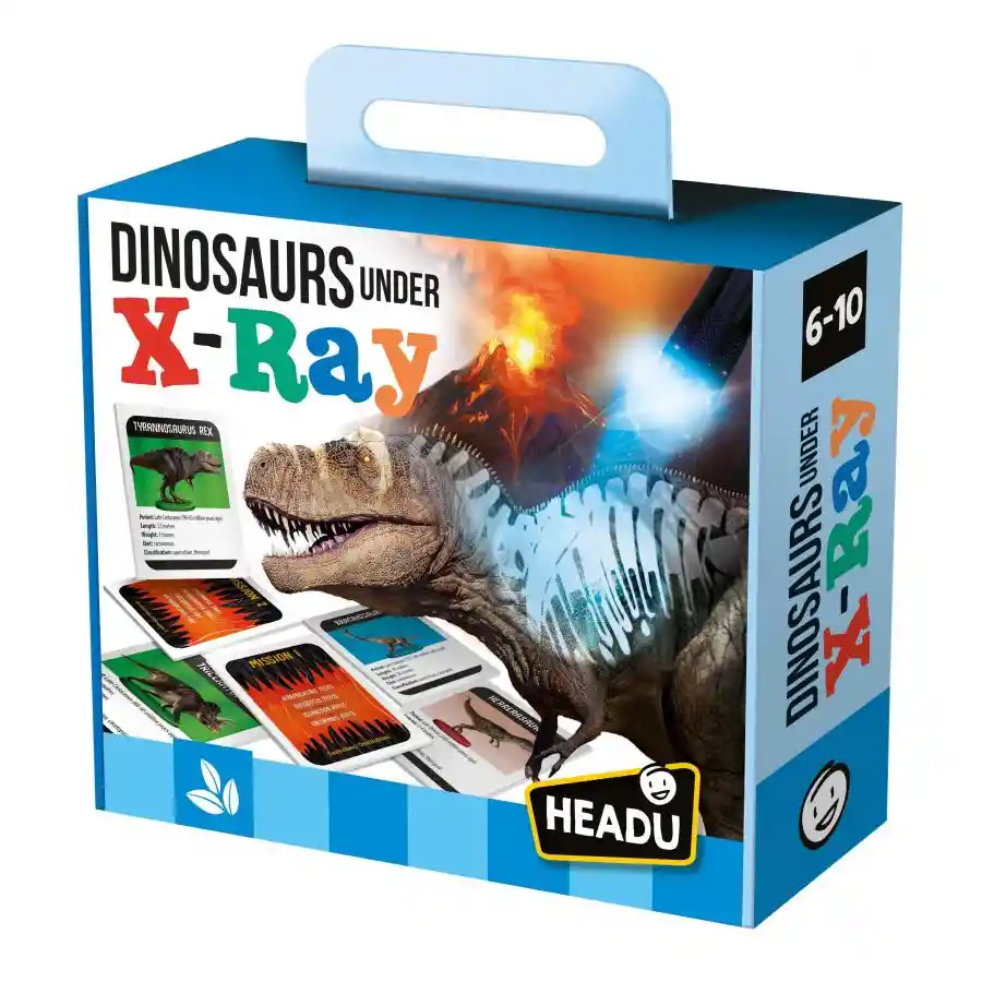 Juego Montessori Rompecabezas Dinosaurios Bajo Rayos X Niños