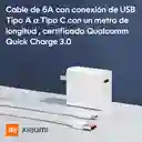 Xiaomi Kit Cargador Rápido 67w + Cable Usb-c 100 Original