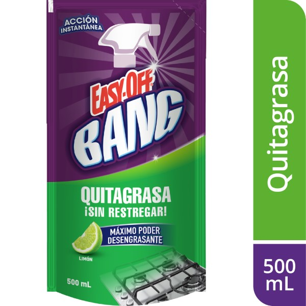 Easy Off Bang Quita Grasa Limón 500 ml