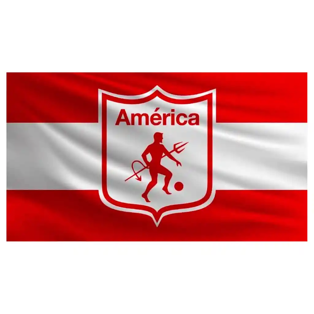 Bandera América De Cali 1.50x90cm Exterior Grande