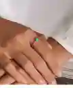 Anillo Ajustable Para Mujer Turquesa Fabricado En Plata 925