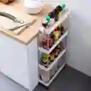 Carrito Organizador De Baño Y Cocina 4 Niveles Con Ruedas