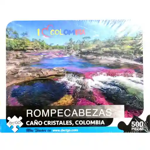 Rompecabezas Puzzle 500 Piezas Caño Cristales I Love Colombia
